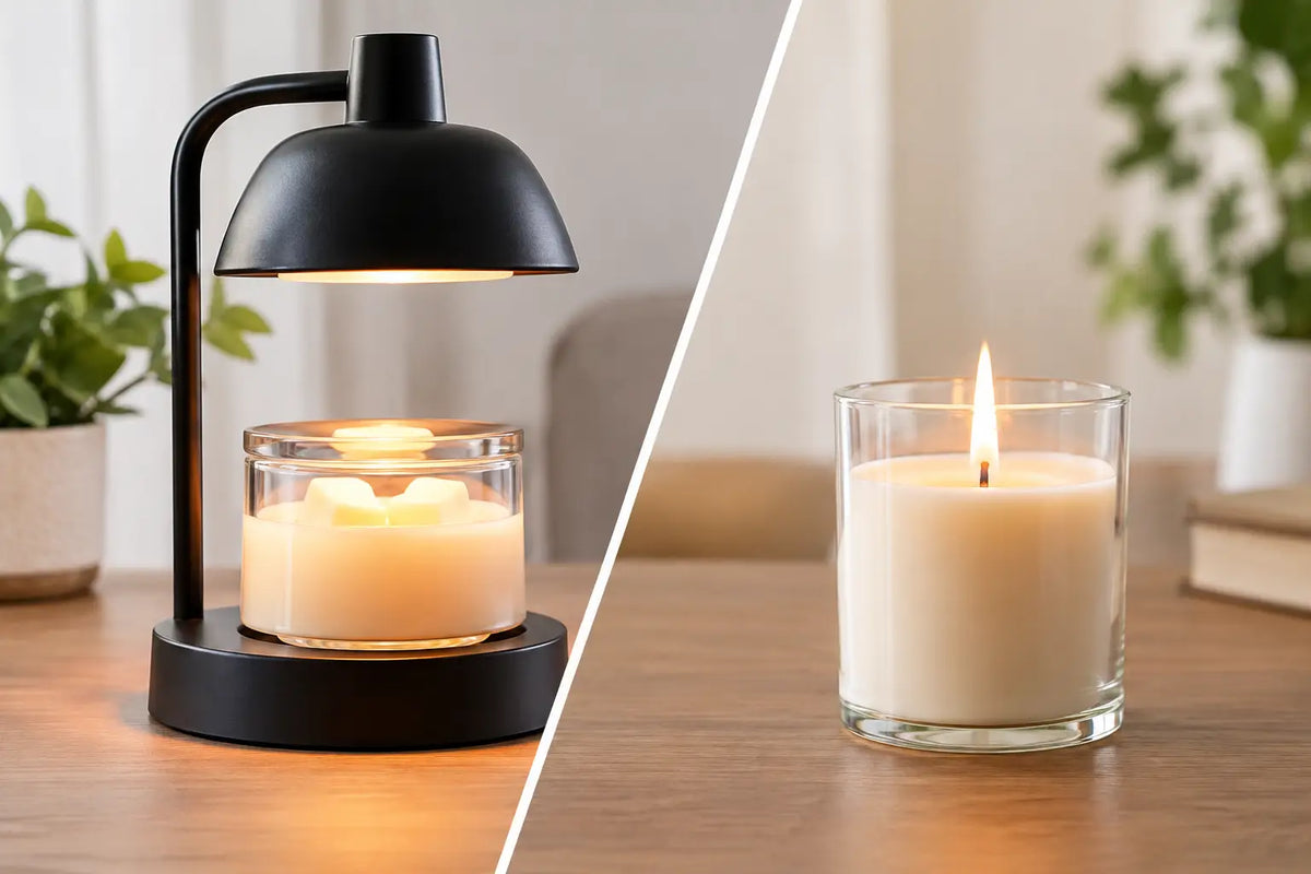 Candle Warmers Versus Open Flames Compared