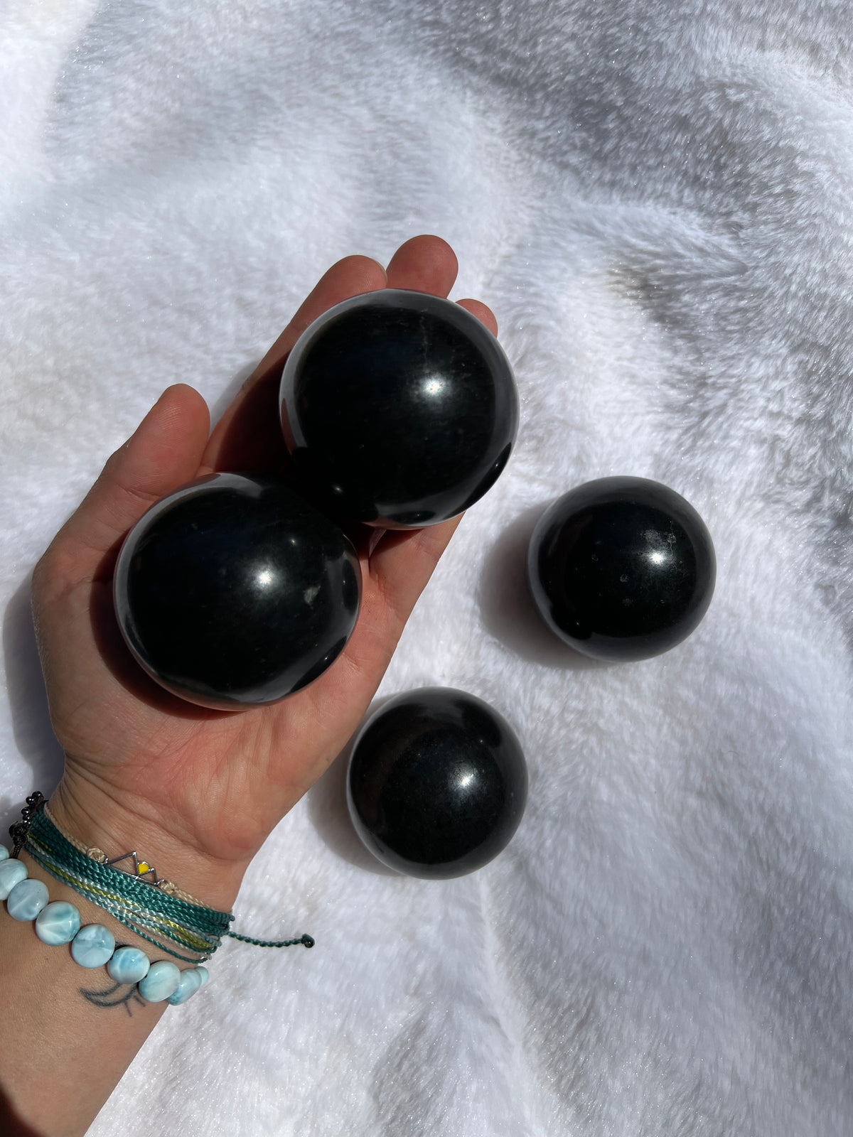 BLACK TOURMALINE SPHERE