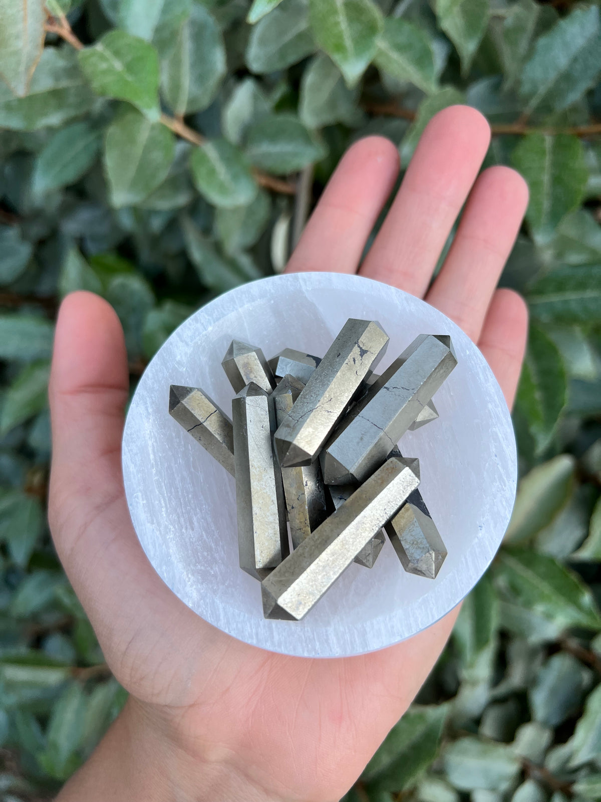 PYRITE DOUBLE TERMINATED POINT