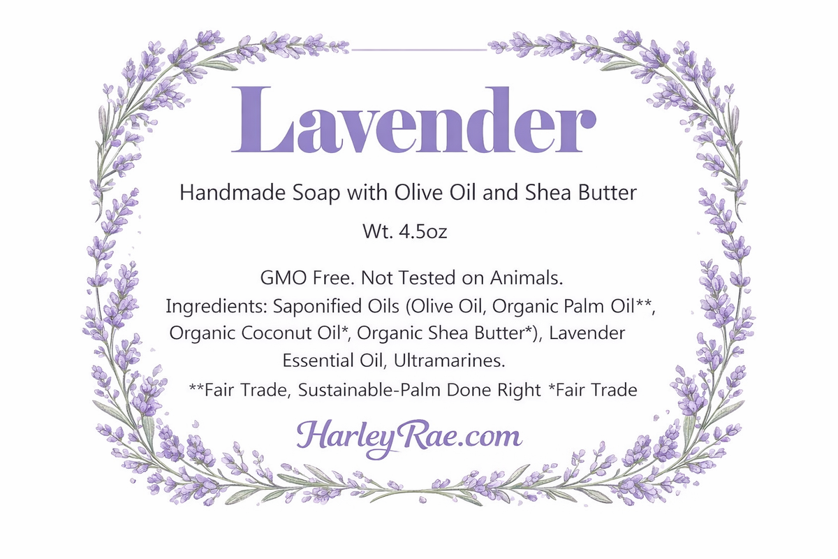 Lavender Fields Botanical Cleansing Bar
