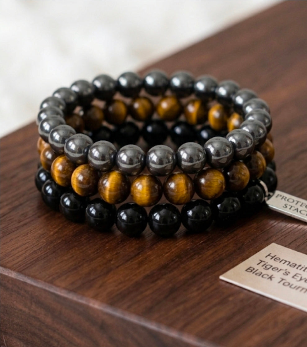 Protection Stack Bracelet Set - 6mm