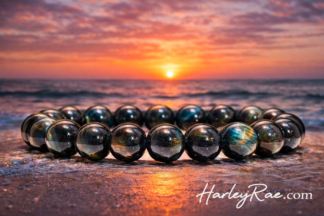 Hawk's Eye - Blue Tigers Eye Bracelet
