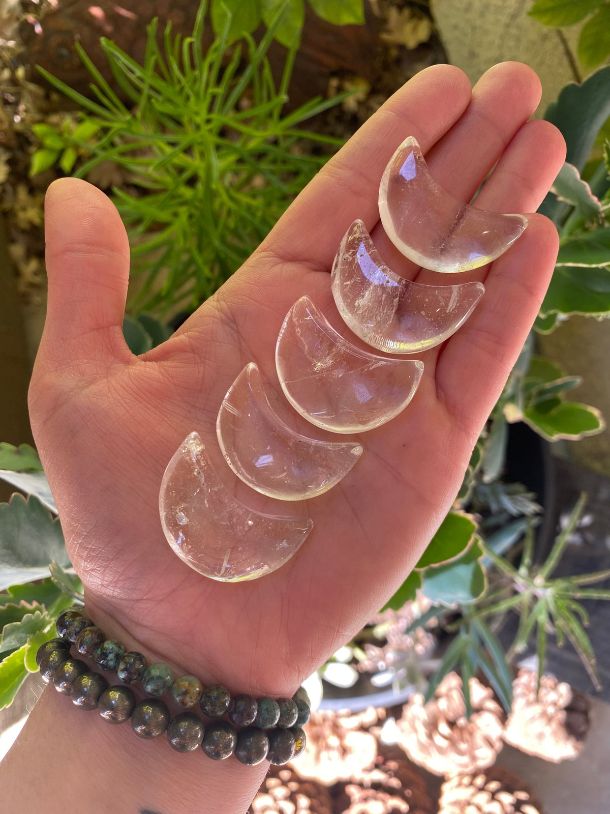 CLEAR QUARTZ MOON