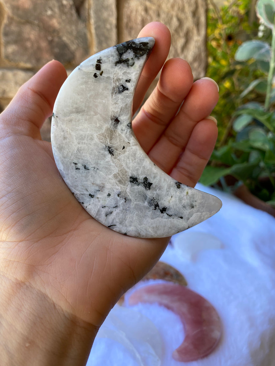 Rainbow Moonstone Moon