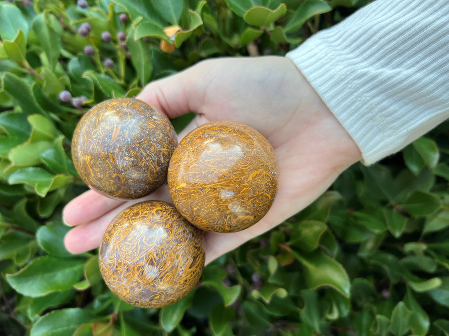 Calligraphy Stone Sphere