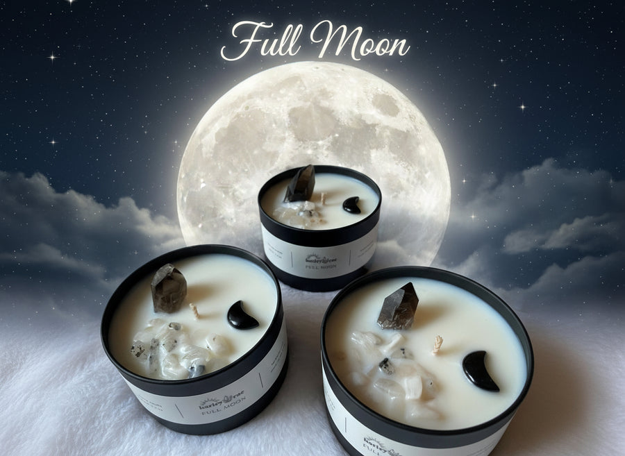 Full Moon candles by HarleyRae