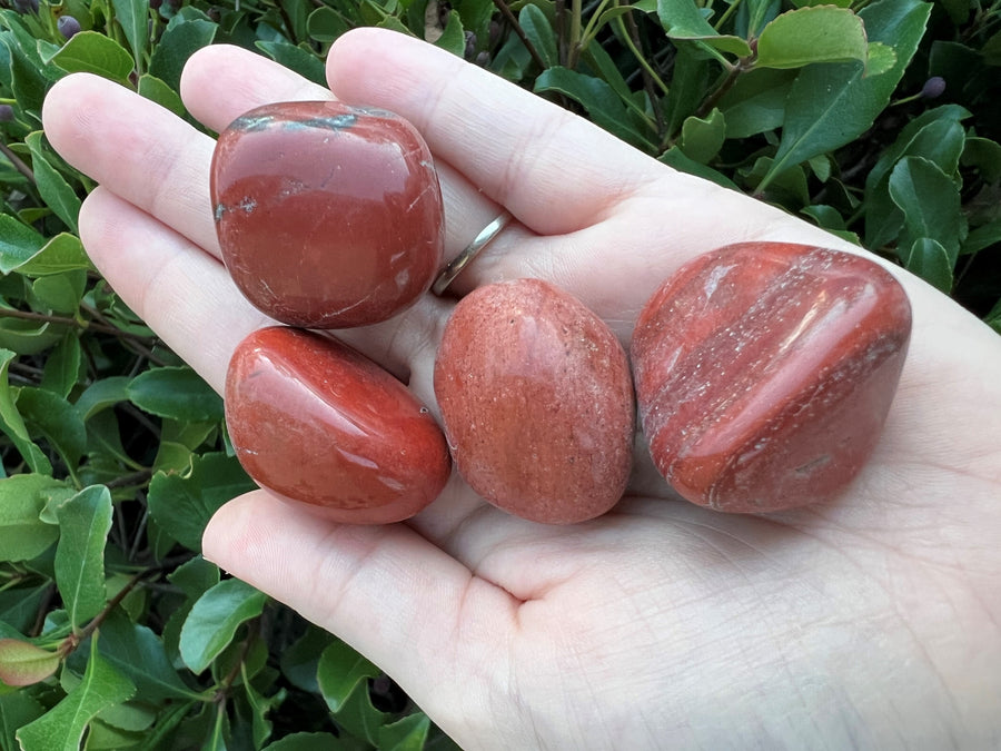 Red Jasper Tumbled Stone Large