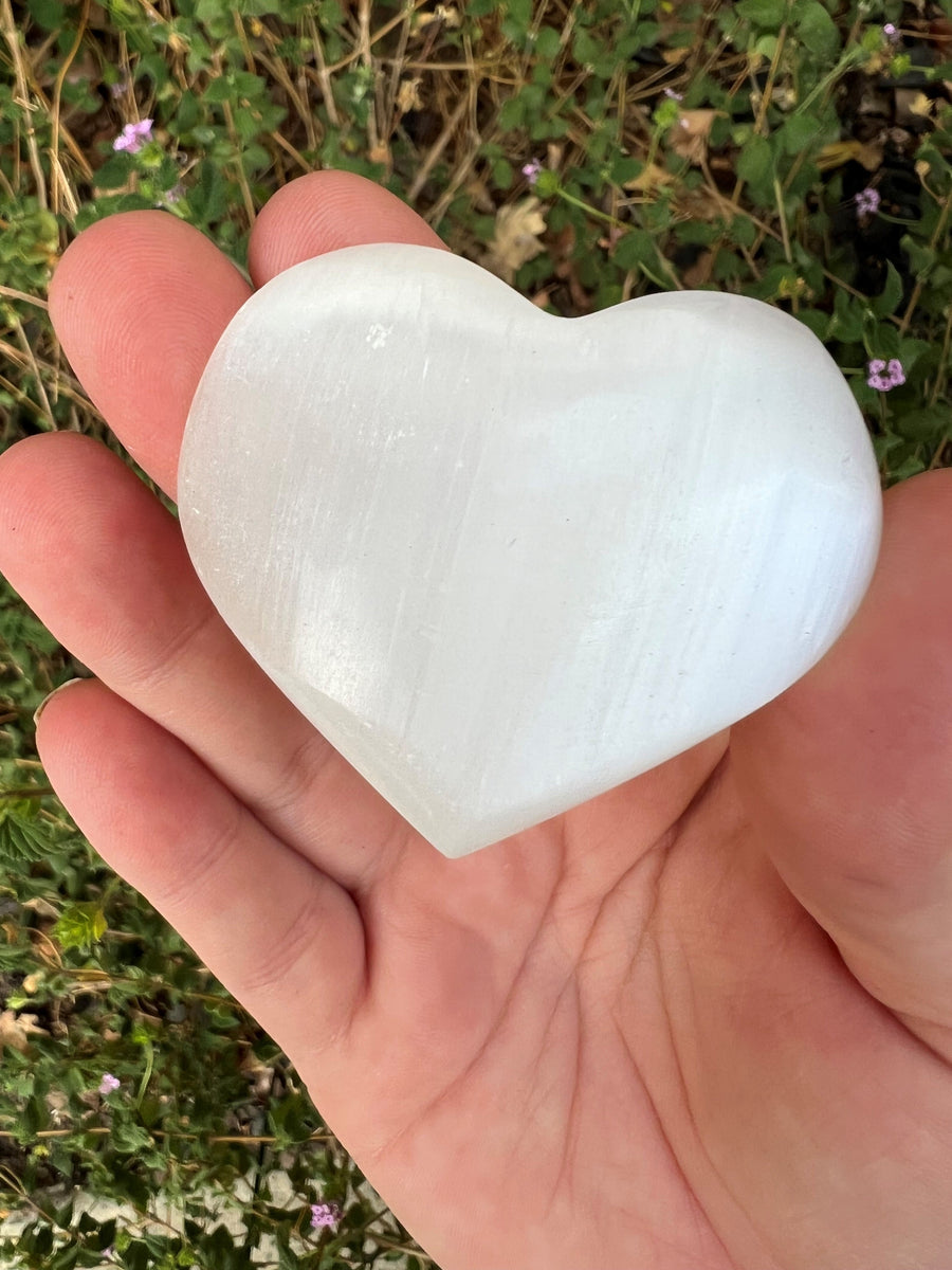 Selenite Heart