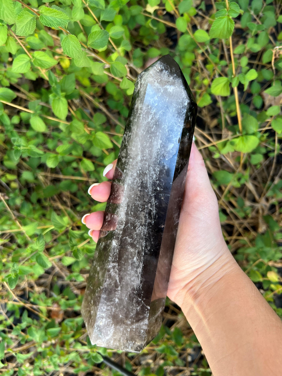 SMOKY QUARTZ TOWER LARGE