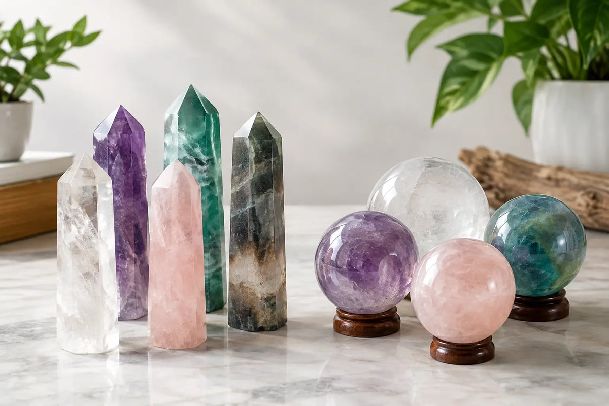 Crystal Towers vs Crystal Spheres for Your Space