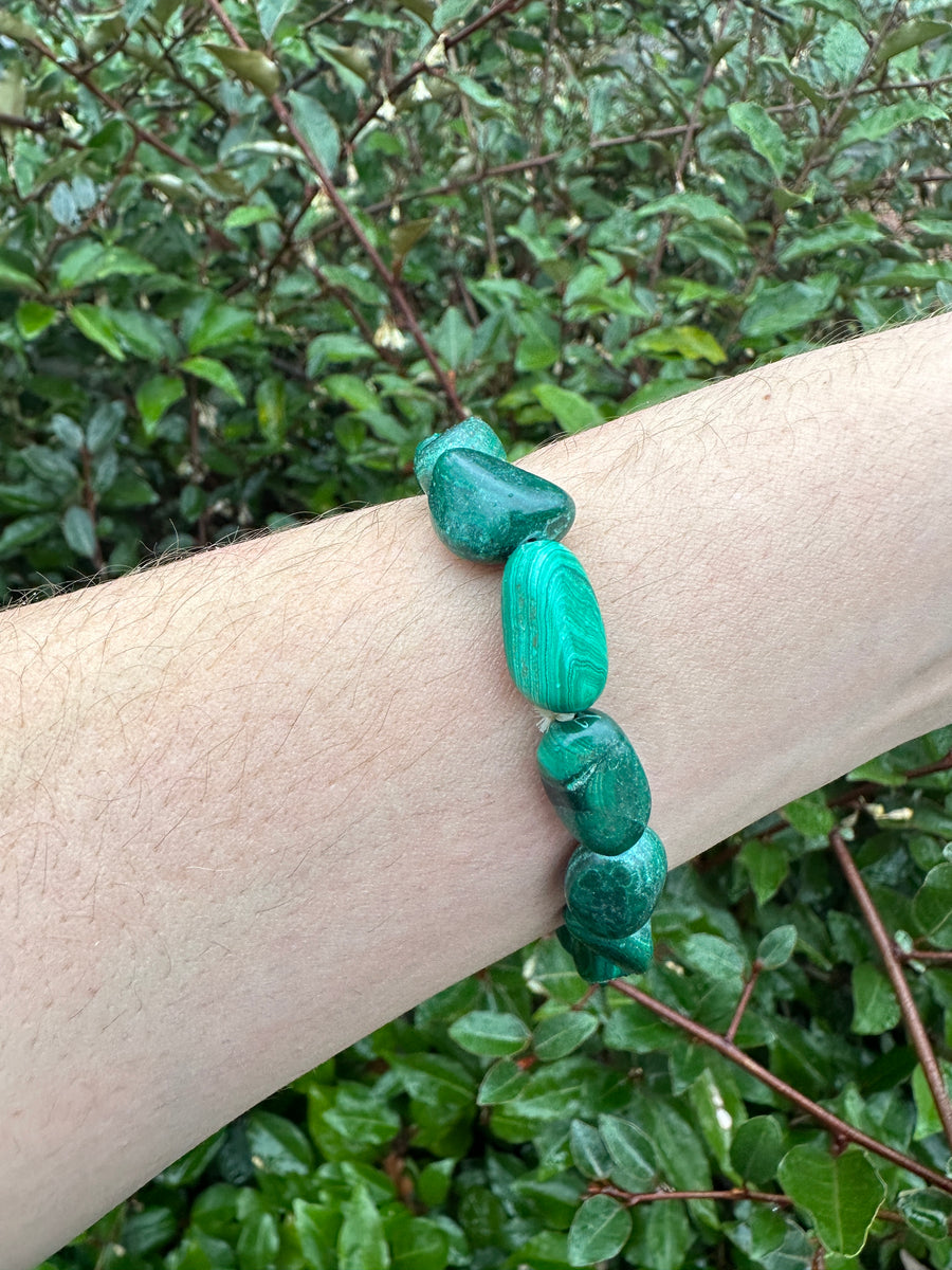 Malachite Nugget Bracelet
