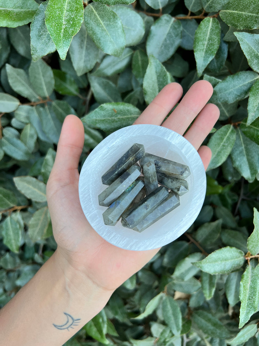 Labradorite Double Terminated Point