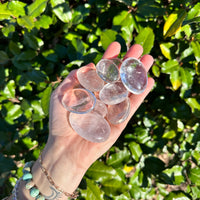 CLEAR QUARTZ MEDALLION