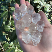 CLEAR QUARTZ SKULL