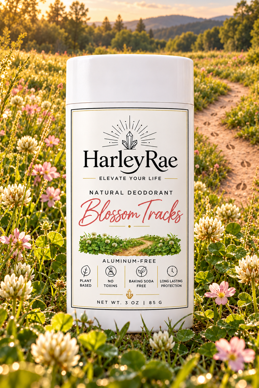 Blossom Tracks Natural Aluminum-Free Deodorant