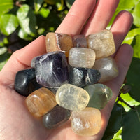 FLUORITE TUMBLED STONE