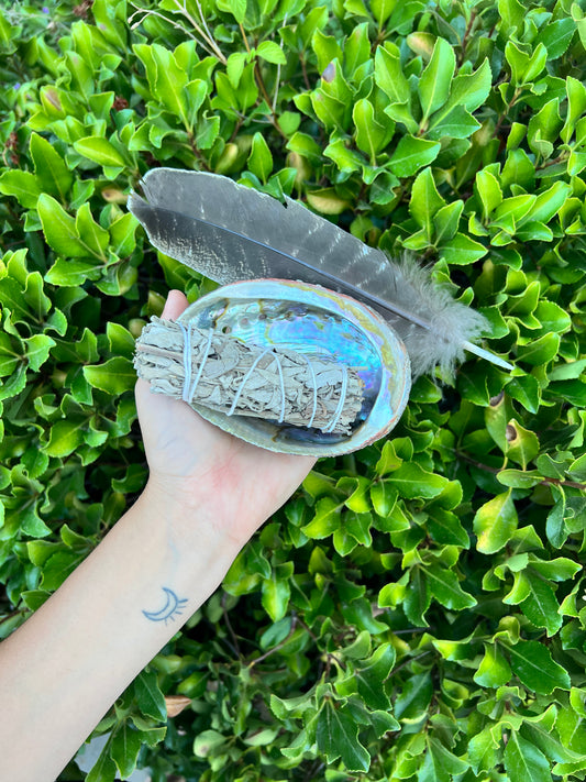 FEATHER SMUDGE KIT