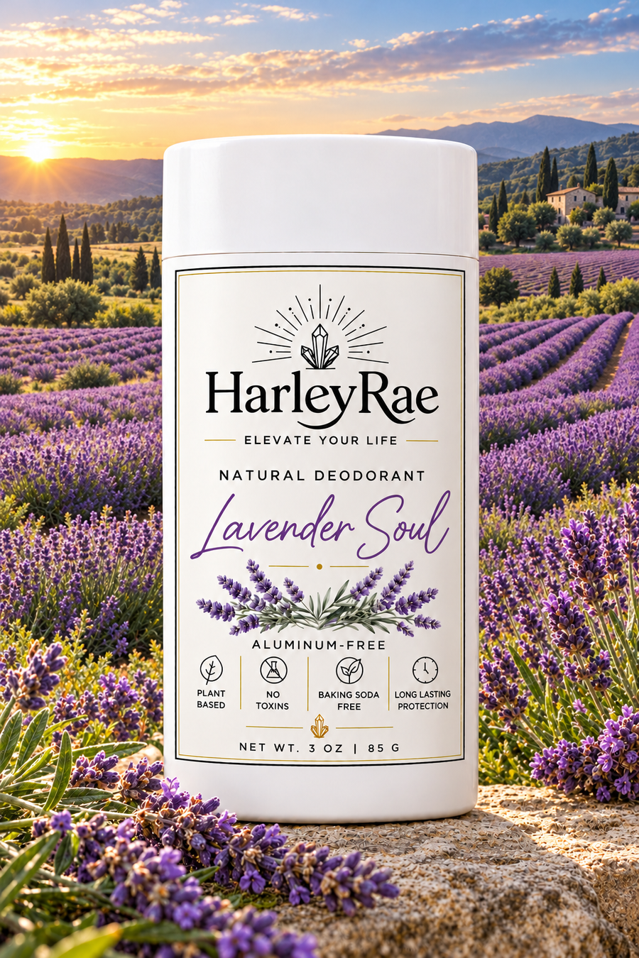 Lavender Soul Natural Aluminum-Free Deodorant