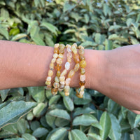 YELLOW OPAL NUGGET BRACELET