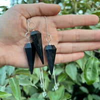 BLACK OBSIDIAN PENDULUM
