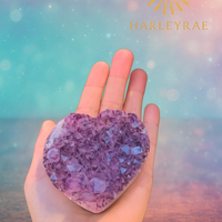 AMETHYST HEART GEODE