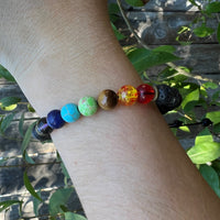 CHAKRA LAVA STONE BRACELET