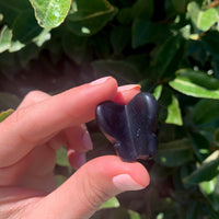 BLACK OBSIDIAN BUTTERFLY