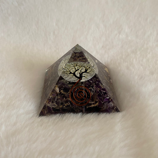 AMETHYST TREE OF LIFE ORGONITE