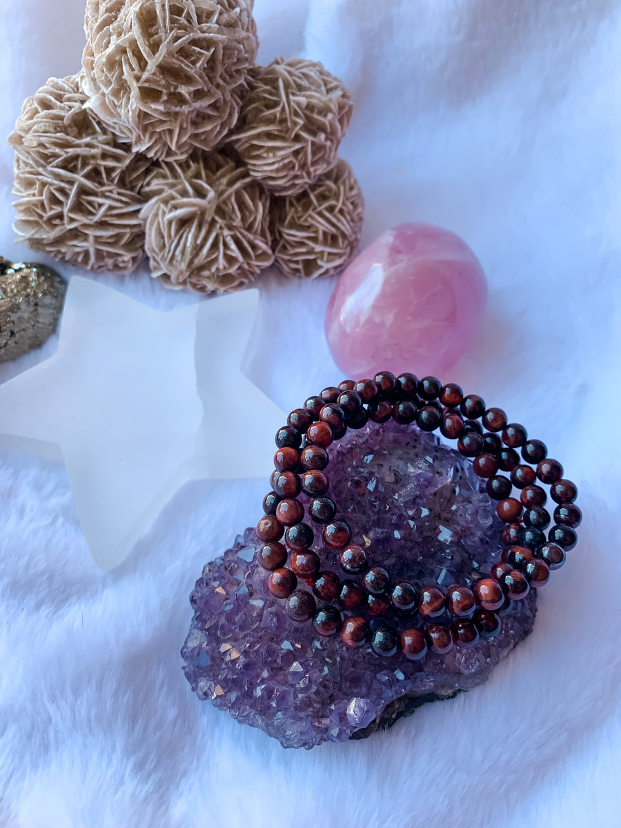 Red Tigers Eye Bracelet