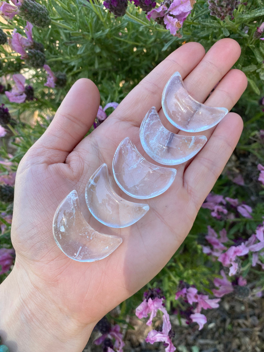 Clear Quartz Moon
