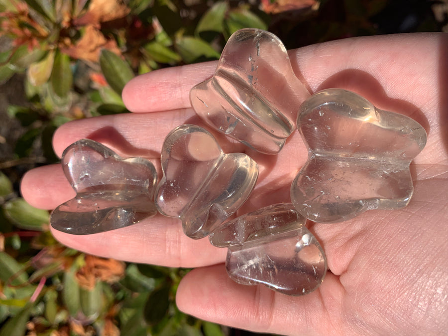 Smoky Quartz Butterlfy