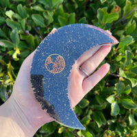 SHUNGITE TREE OF LIFE ORGONITE MOON