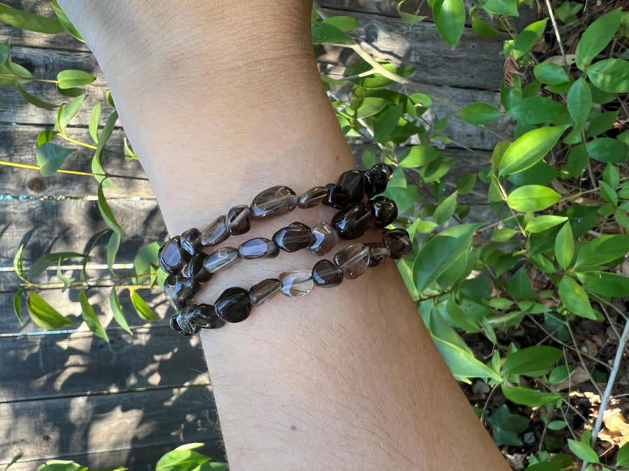 Smoky Quartz Nugget Bracelet