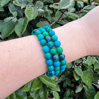 MALACHITE CHRYSOCOLLA BRACELET