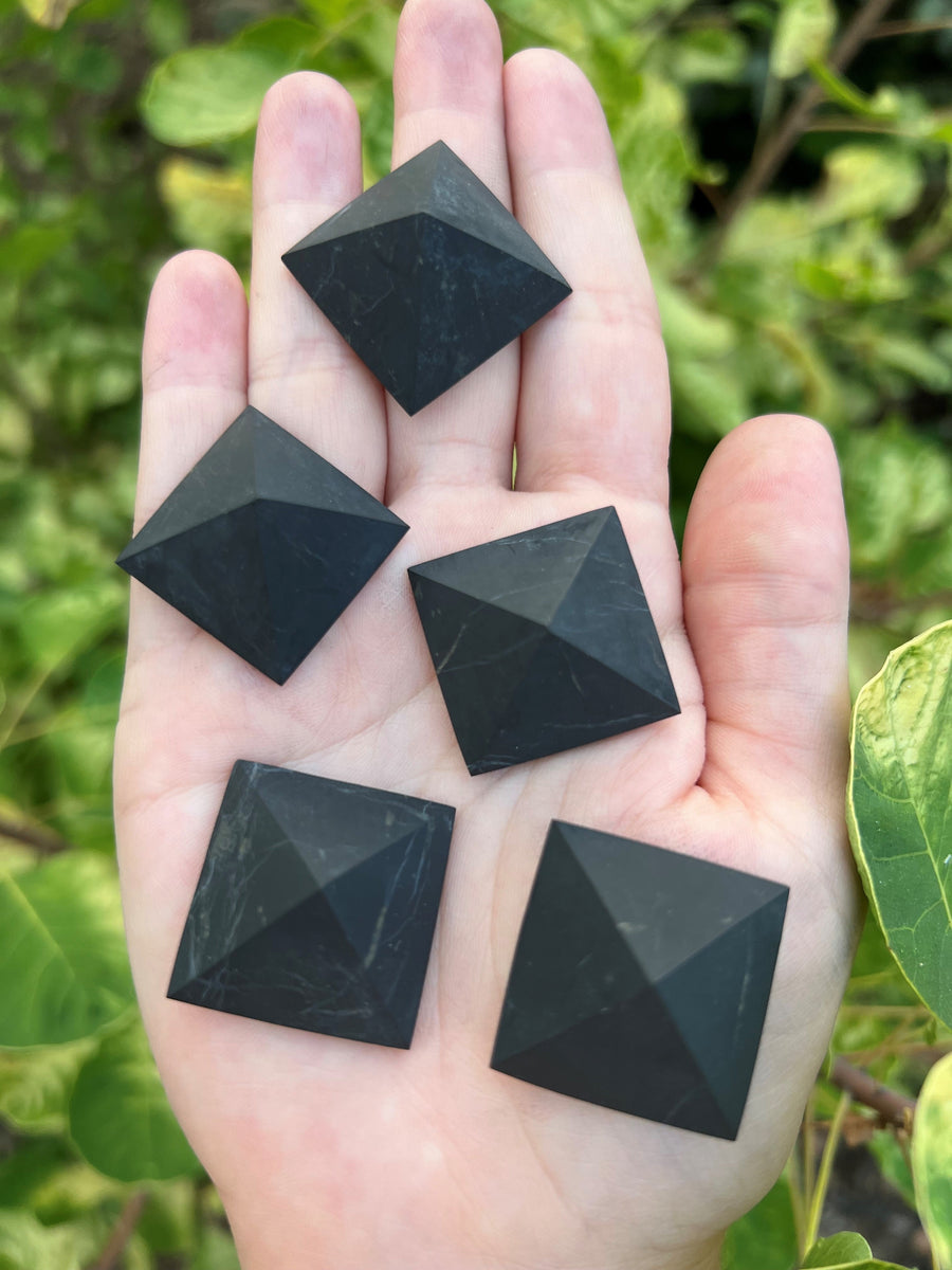 Raw Shungite Pyramid